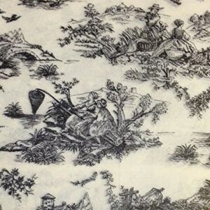 Gift Wrap Tissue - French Toile Design - Black on cream/tan tissue (30Ct)