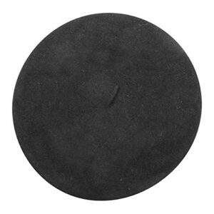Classic French Beret (Adult)- 100% Wool - Black