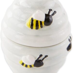 Bee Hive Ceramic Salt And Pepper Shakers - Design Imports - Unique!!