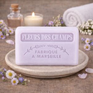 French Milled Soap - Fleurs des Champs (Wildflowers) - 125g All Natural Imported