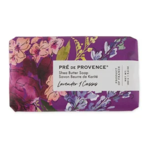 French Shea Butter Soap - Lavender & Cassis - 150g Pre de Provence