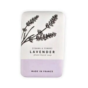 French Lavender Soap by Terre À Terre - 7oz 200g - Imported