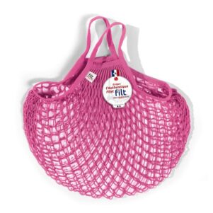 French Market Net Bag - Rose Sorbet (Pink) Color by Filt1860 - Medium w/Short Handles