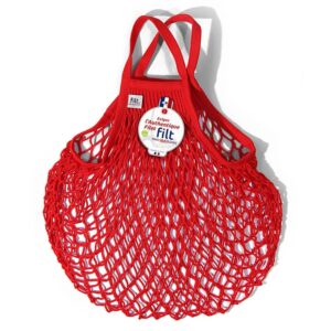 French Market Net Bag - Love (Red) Color by Filt1860 - Medium w/Short Handles