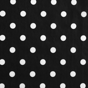 Gift Wrap Tissue - White Dot on Black Design (30 ct)