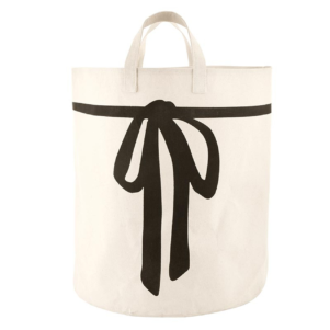 Large Canvas Beach/Weekend Tote - Bow Design