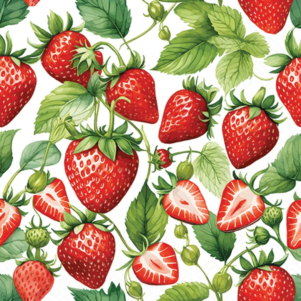 Napkins - Luncheon - Fresh Strawberries (20 ct)
