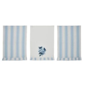 Hydrangea Ruffled Tea Towels (Set of 3)