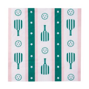 a french le pickleball large napkin with a white background